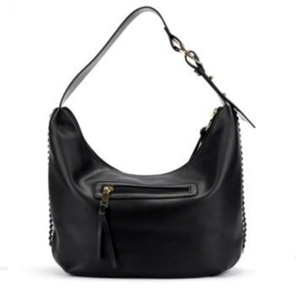 NATURALIZER Sylvia Hobo Blk/Wht - Picture 2 of 3